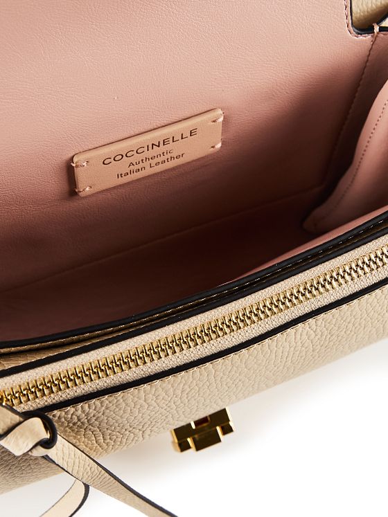 Coccinelle Arlettis skuldertaske i læder 23 cm