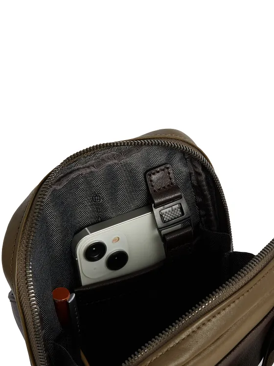 Piquadro Black Square Bolsa de hombro Piel natural 17 cm Piquadro Black Square Bolsa de hombro Piel natural 17 cm