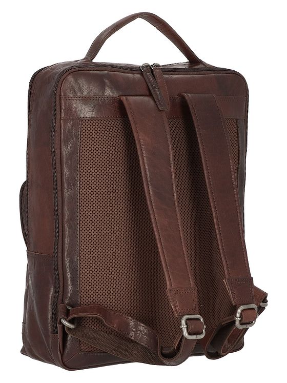 Spikes & Sparrow Bronco batoh kožený 40 cm přihrádka na notebook