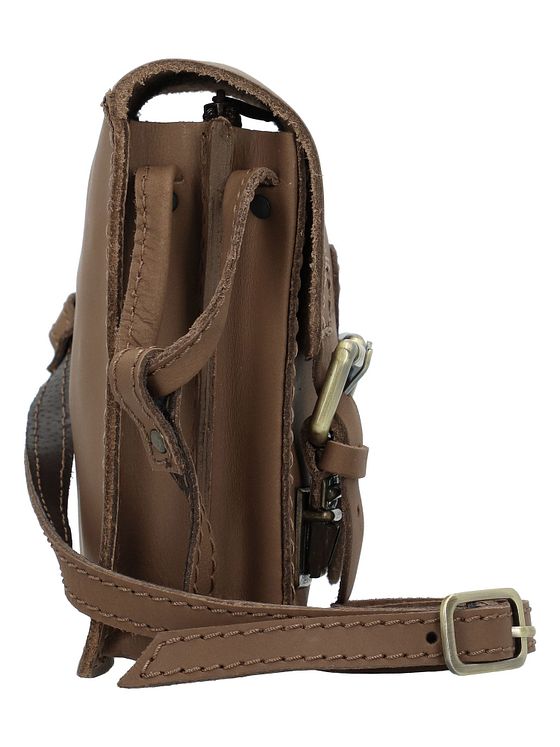 Mika lille skuldertaske i læder 15 cm