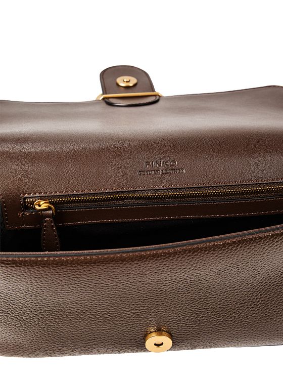 PINKO Love One Skuldertaske Læder 27 cm PINKO Love One Skuldertaske Læder 27 cm