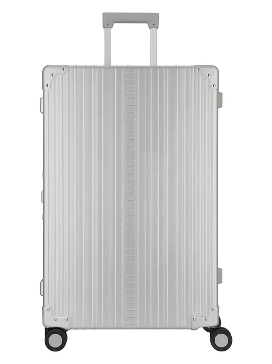 Aleon Traveler Macro 4-hjulig resväska i Aluminium, 77 cm, med klädfodral Aleon Traveler Macro 4-hjulig resväska i Aluminium, 77 cm, med klädfodral