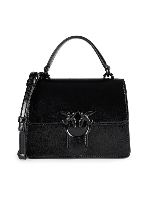 PINKO Love One Top Mini Håndtaske Læder 20 cm