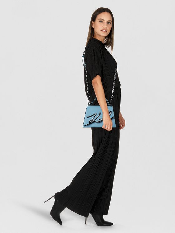 Karl Lagerfeld Signature 2.0 Håndtaske Læder 21.5 cm