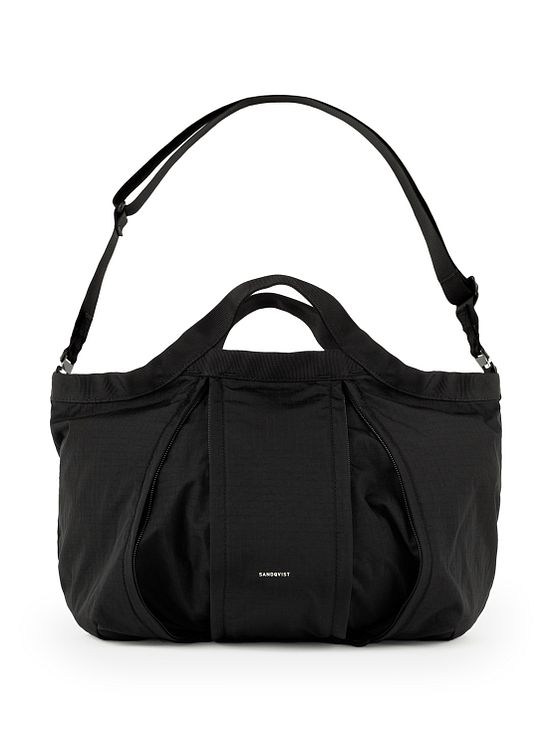 Sandqvist Grid Håndtaske 38 cm med strækfold