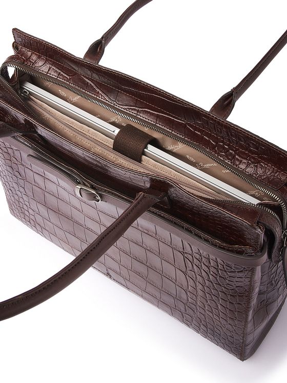 Castelijn & Beerens Tess Portfölj RFID-skydd Läder 40 cm Laptopfack Castelijn & Beerens Tess Portfölj RFID-skydd Läder 40 cm Laptopfack