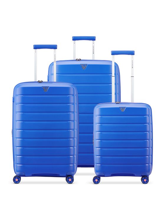 Roncato B-Flying Move 4 hjul Kuffert 3-delt med strækfold Roncato B-Flying Move 4 hjul Kuffert 3-delt med strækfold