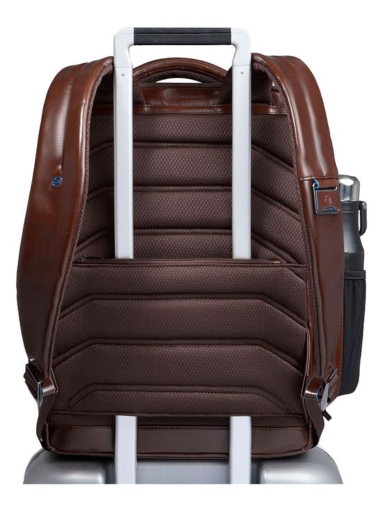 Piquadro Blue Square Batoh Kůže 42 cm Kapsa na notebook