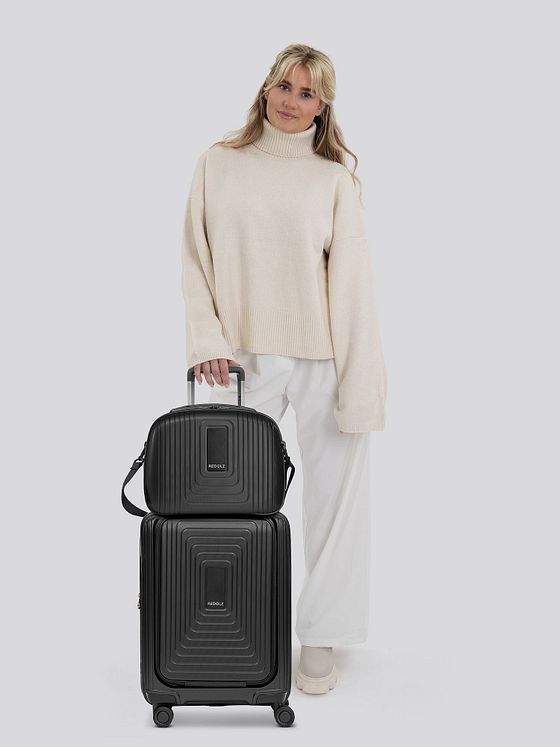 Redolz Essentials 14 kuffertsæt 2 stk. kabine-trolley med stretchfold + beautycase