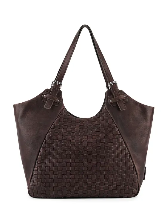 FredsBruder Calm Weave Shopper taske Læder 45 cm FredsBruder Calm Weave Shopper taske Læder 45 cm