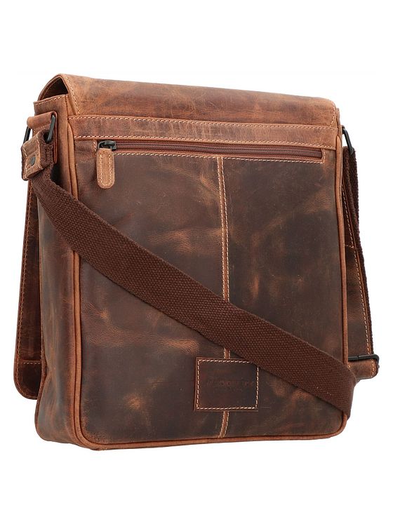 Jack Kinsky Baltimore 4 axelremsväska läder 28 cm
