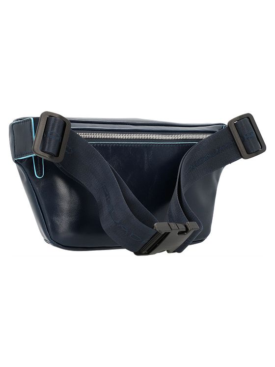 Piquadro Blå firkantet bæltetaske i læder 29 cm Piquadro Blå firkantet bæltetaske i læder 29 cm