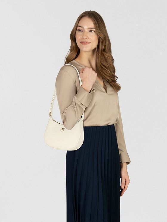 PINKO Half Moon Skuldertaske Læder 26 cm