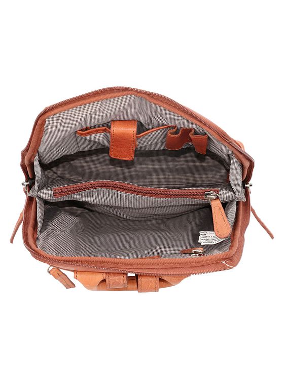 Spikes & Sparrow City-rygsæk i læder 27 cm