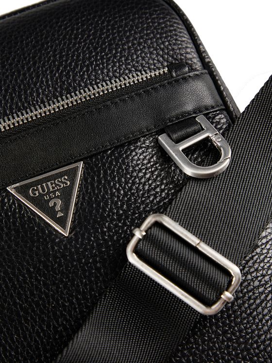 Guess Monaco Mini Bag skuldertaske Læder 18 cm
