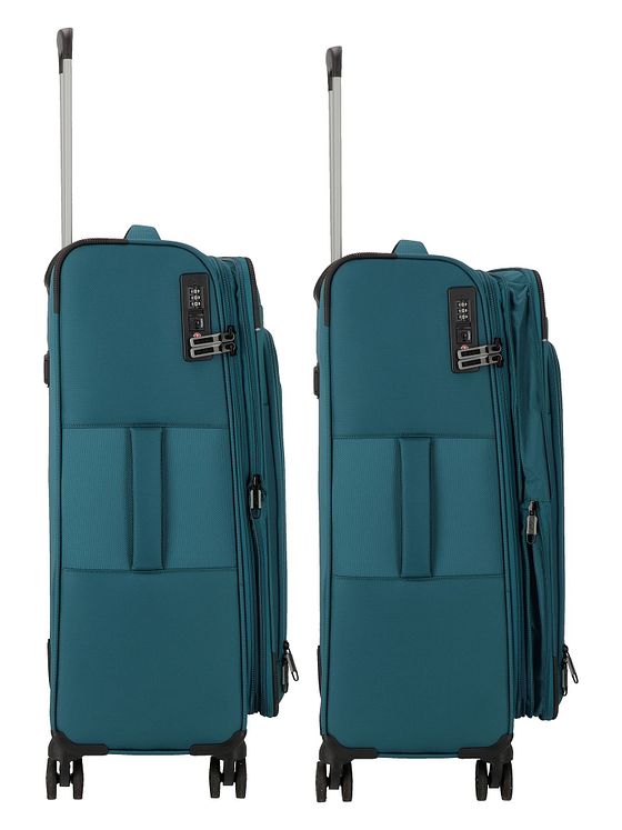 d & n Travel Line 9504 4 hjul Trolley M 67 cm med strækfold