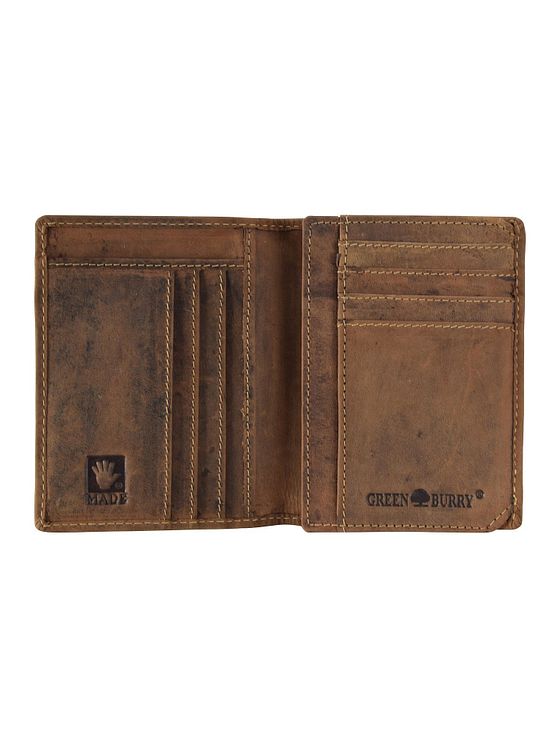 Greenburry Vintage kreditkortholder i læder 9 cm