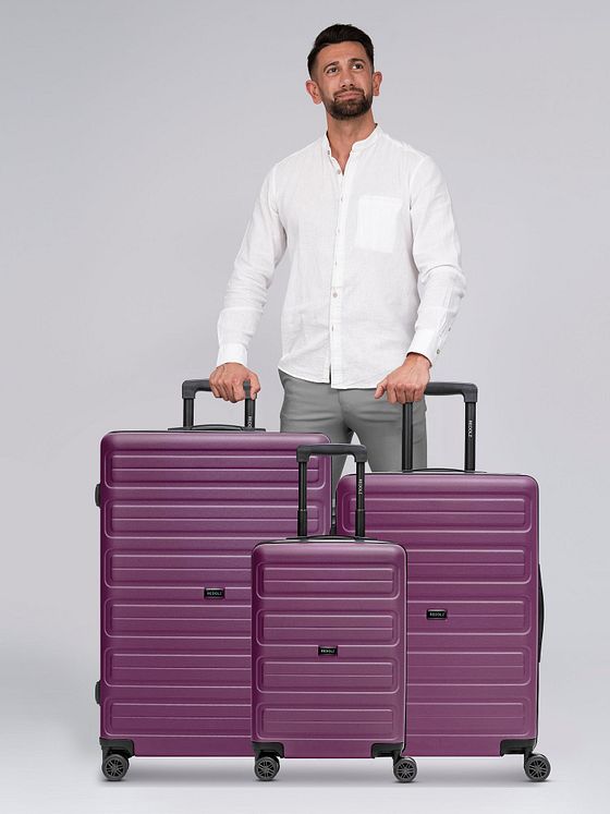 Redolz Essentials 08 3-SET 4 kolečka Sada kufrů 3-dílný