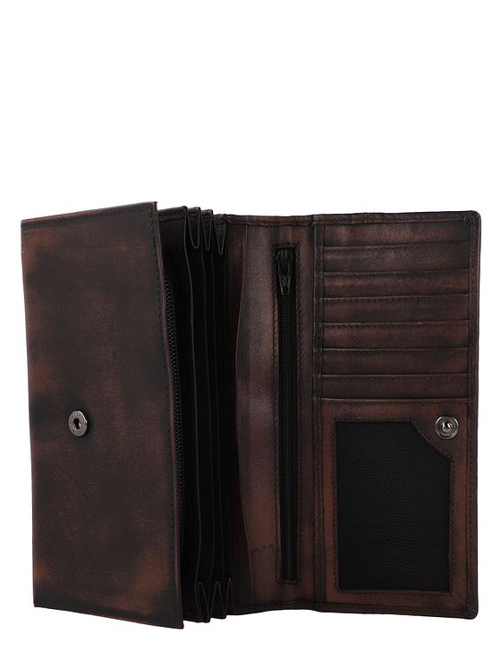 Greenburry Destressed Pung RFID-beskyttelse Læder 13 cm