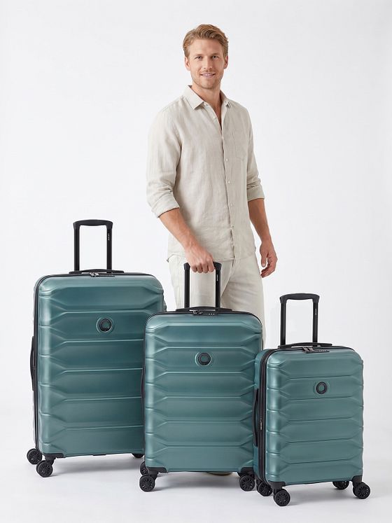 Delsey Paris Meteor 4-hjulig Resväskset 3-delad med expansionsveck Delsey Paris Meteor 4-hjulig Resväskset 3-delad med expansionsveck