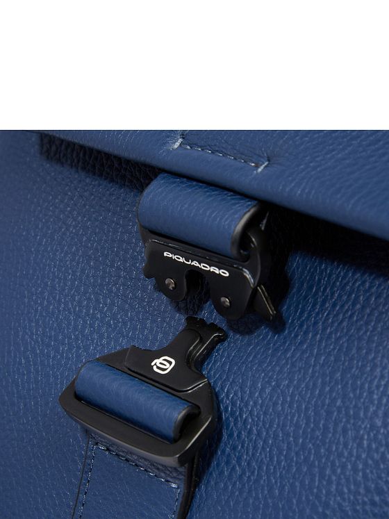 Piquadro Than Skuldertaske RFID-beskyttelse Læder 22 cm