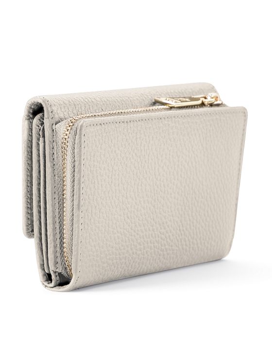 Lazarotti Bologna Kožená peněženka XL s přihrádkou na zip kůže 14 cm