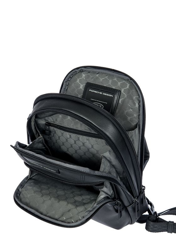 Porsche Design Roadster skuldertaske i læder 30 cm