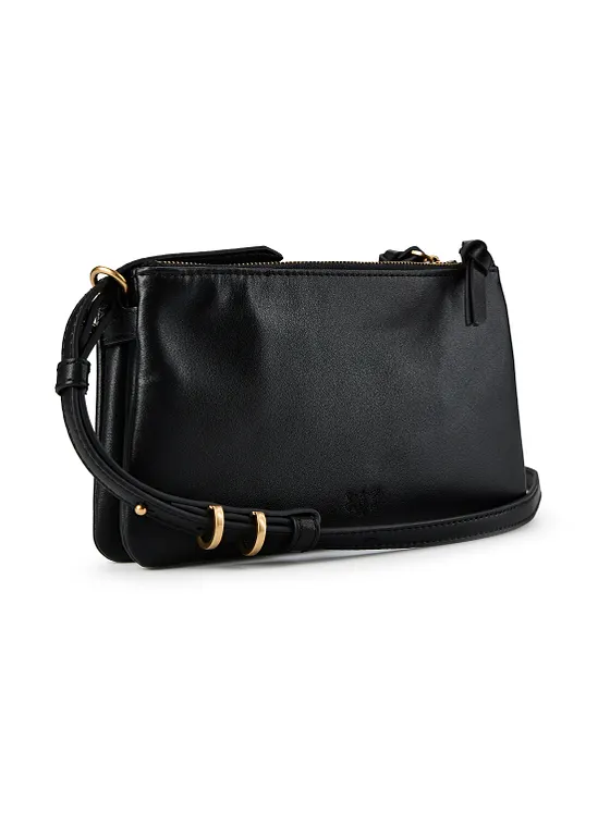 PINKO Love Mini Bolsa de hombro Piel natural 21 cm