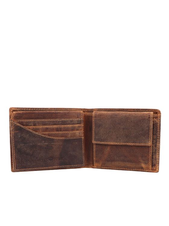 Greenburry Vintage peněženka s reliéfem ryby z kůže 12 cm