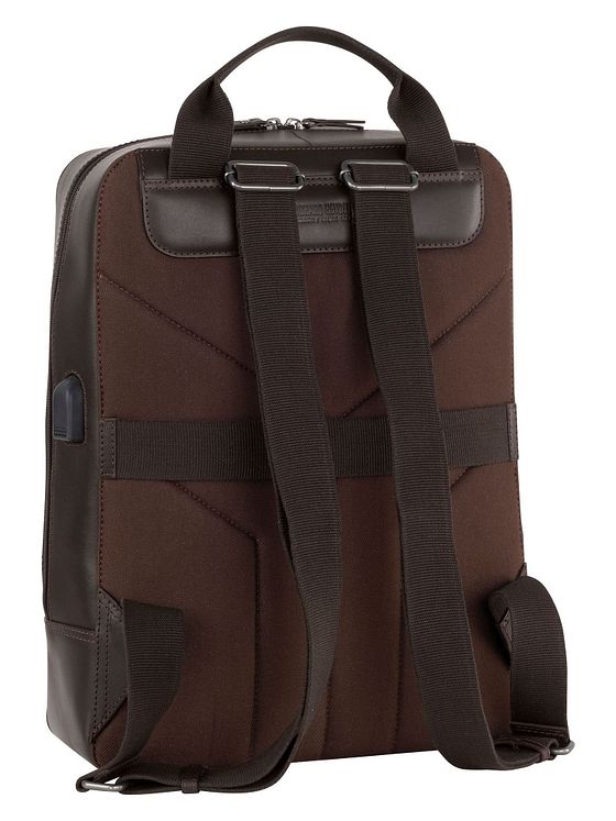 Leonhard Heyden Dakota rygsæk læder 42 cm rum til bærbar computer