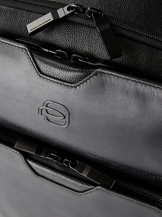 Piquadro Ael Daypack Læder 37 cm Laptoprum