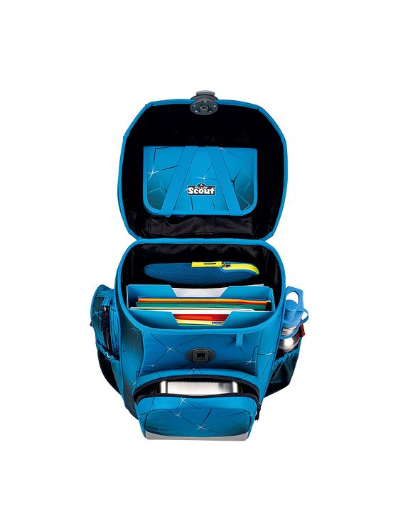 Scout Neo Exklusiv Safety Light Skoleransel-sæt 5-delt