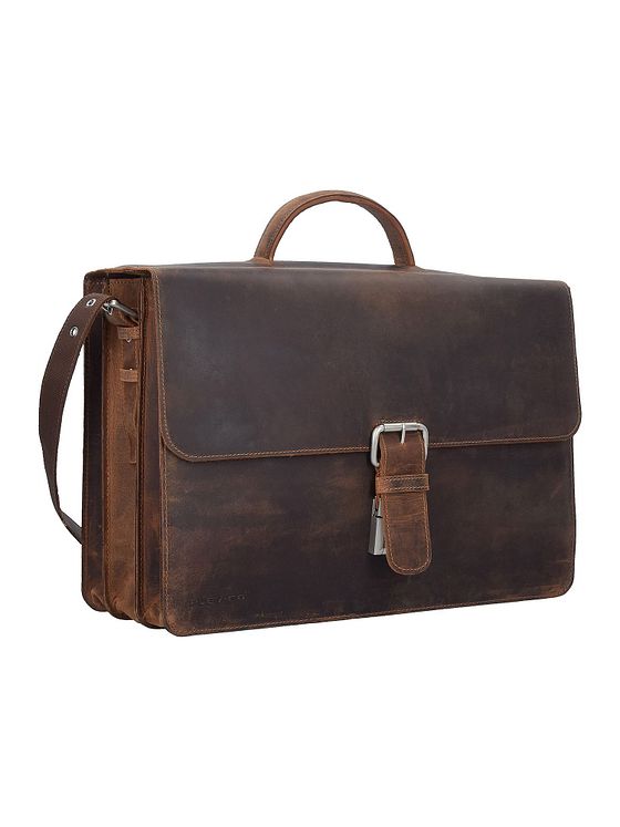 Plevier Retro Zeppelin Dokumenttaske Læder 43.5 cm Laptoprum