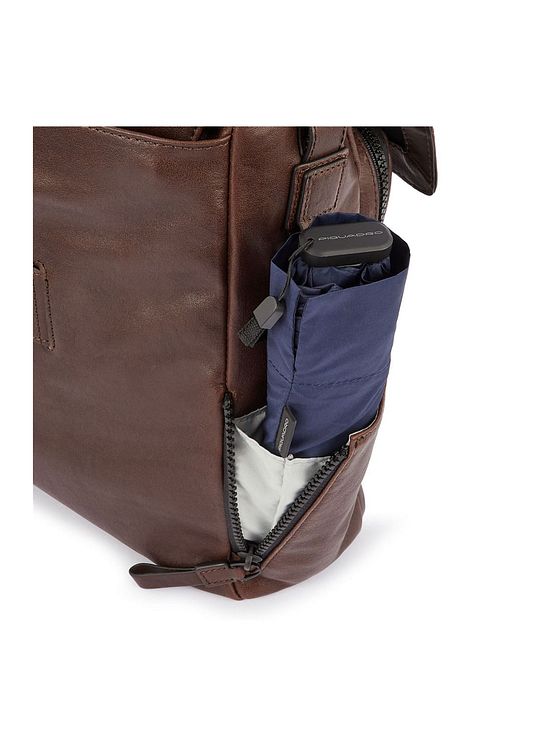 Piquadro Harper dokumentmappe læder 43 cm rum til bærbar computer