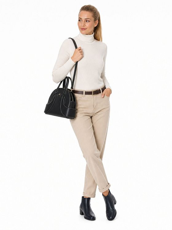 AIGNER Sellina Bolsa de hombro Piel natural 31.5 cm AIGNER Sellina Bolsa de hombro Piel natural 31.5 cm