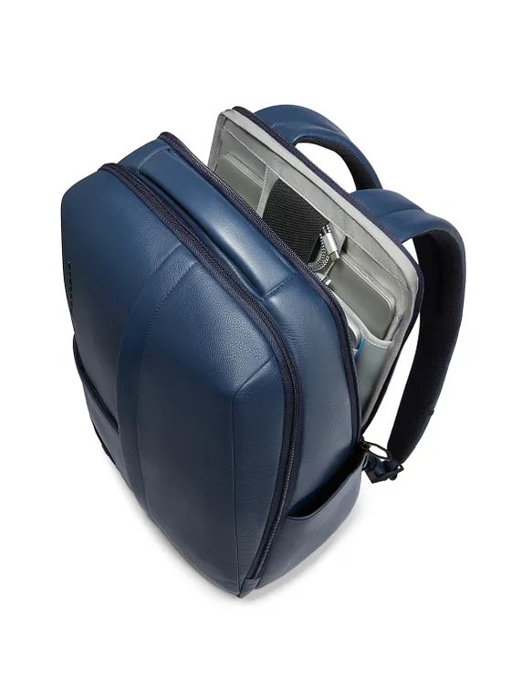 Piquadro Russell Mochila de negocios Bloqueo RFID Piel natural 42 cm Compartimento para el portátil Piquadro Russell Mochila de negocios Bloqueo RFID Piel natural 42 cm Compartimento para el portátil