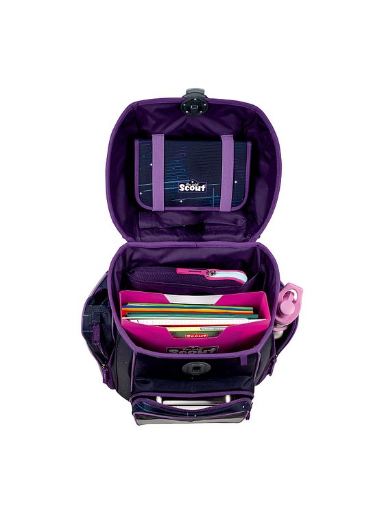 Scout Genius Exklusiv Safety Light Skoleransel-sæt