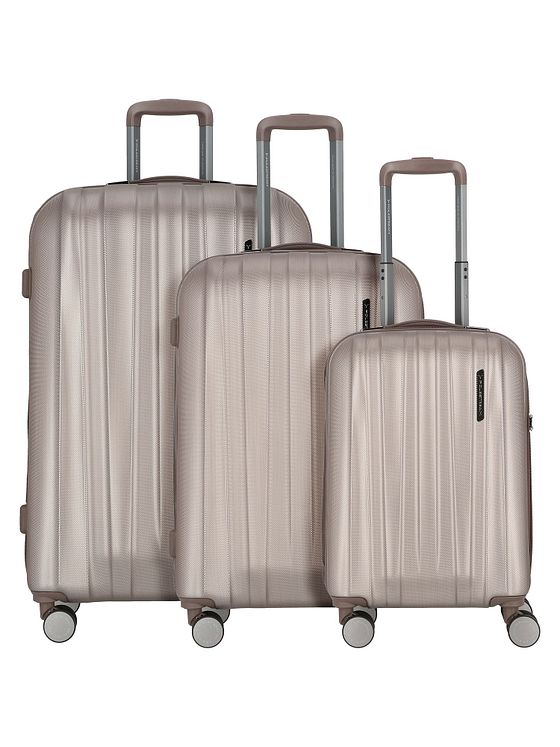 Polestream Moonrock 4 kolečka Sada kufrů 3-dílný s roztažitelným záhybem