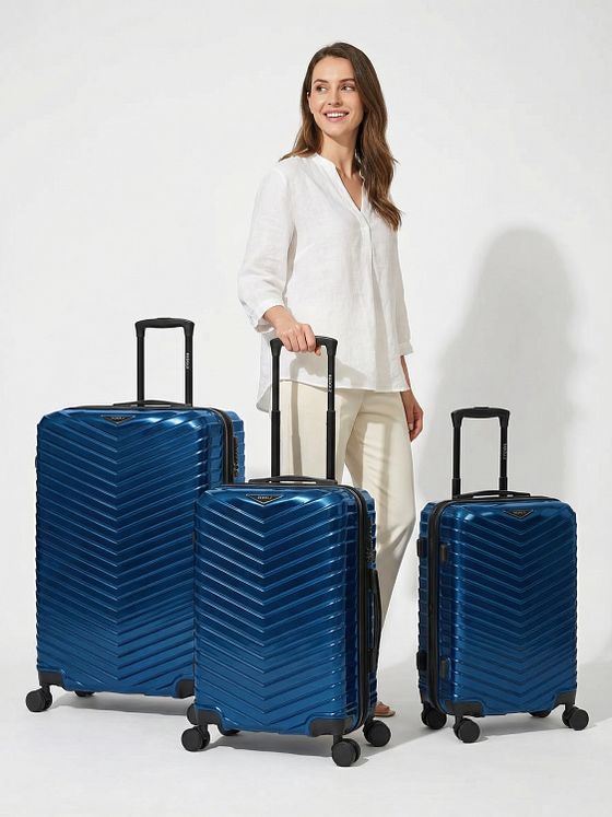 Redolz Essentials 18 4 kolečka Sada kufrů 3-dílný s roztažitelným záhybem