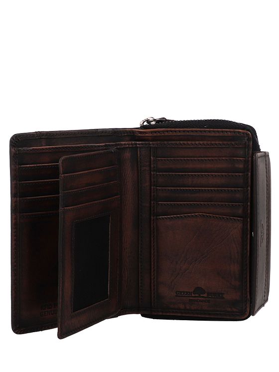 Greenburry Destressed Pung RFID-beskyttelse Læder 13.5 cm