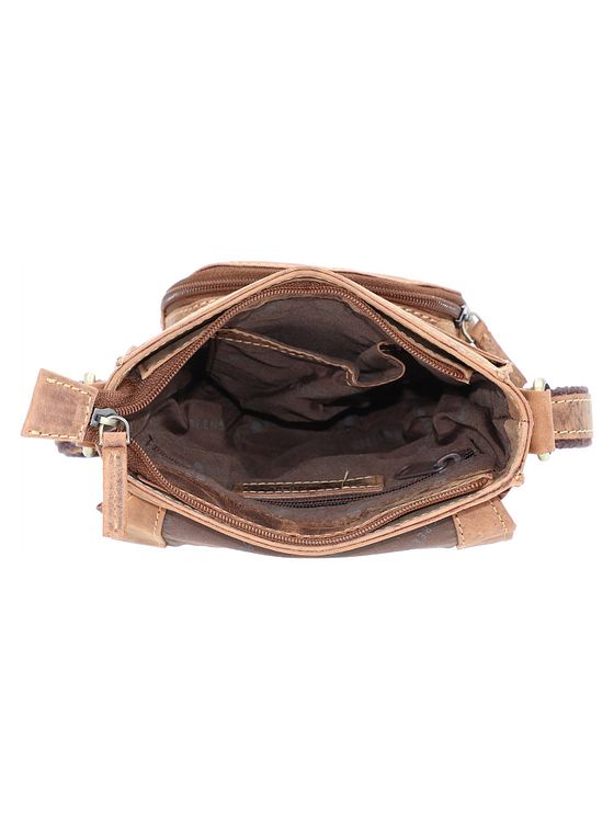 Greenburry Vintage skuldertaske i læder 18 cm