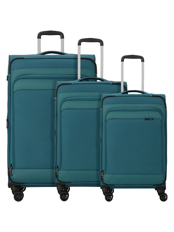 d & n Travel Line 9504 4 hjul Kuffert 3-delt med strækfold d & n Travel Line 9504 4 hjul Kuffert 3-delt med strækfold