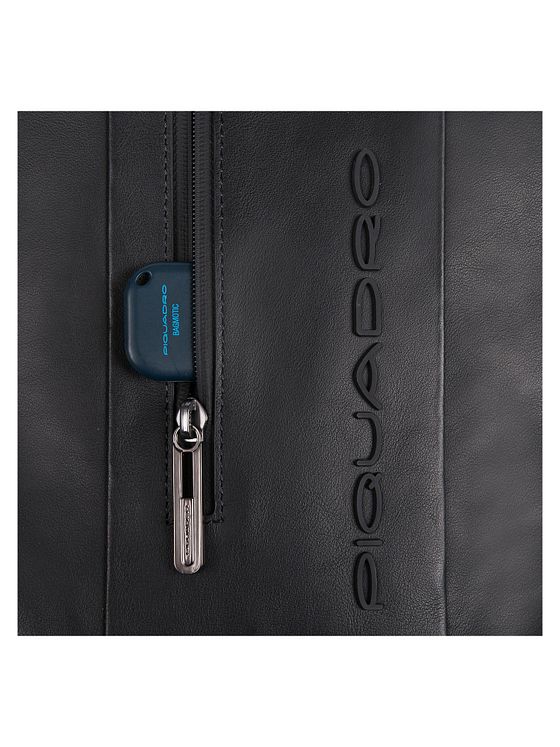 Piquadro Urban-rygsæk i læder 39 cm med rum til bærbar computer