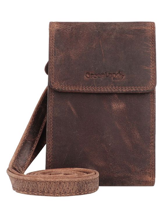 Greenland Nature Montana skuldertaske i læder 11 cm Greenland Nature Montana skuldertaske i læder 11 cm