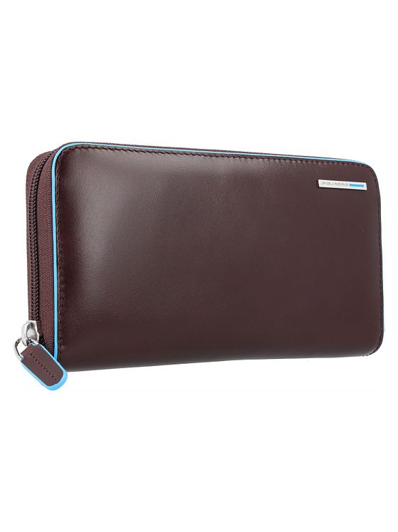 Piquadro Blå firkantet pung RFID-læder 19 cm Piquadro Blå firkantet pung RFID-læder 19 cm