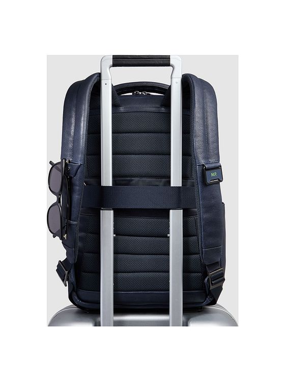 Piquadro Cronus Forretningsrygsæk RFID-beskyttelse Læder 41 cm Laptoprum