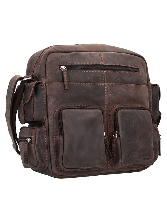 Greenland Nature Westcoast skuldertaske i læder 29 cm