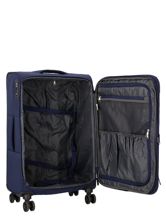 d & n Travel Line 9504 4 hjul Trolley M 67 cm med strækfold