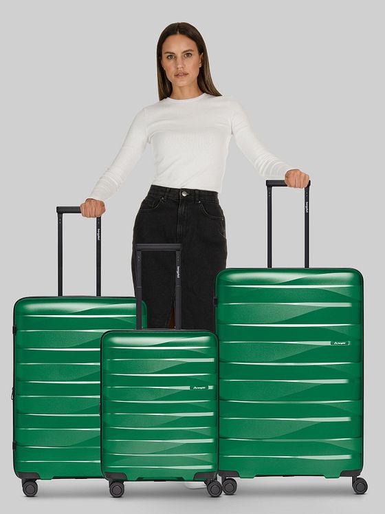 Bergpfeil Travel 4-hjuls kuffertsæt, 3-delt, med stretchfoldning