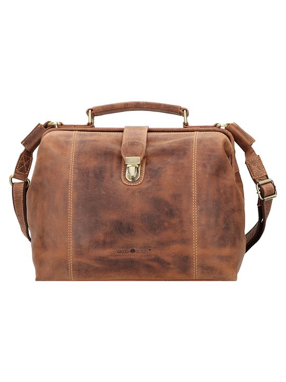 Greenburry Vintage håndtaske i læder 32 cm